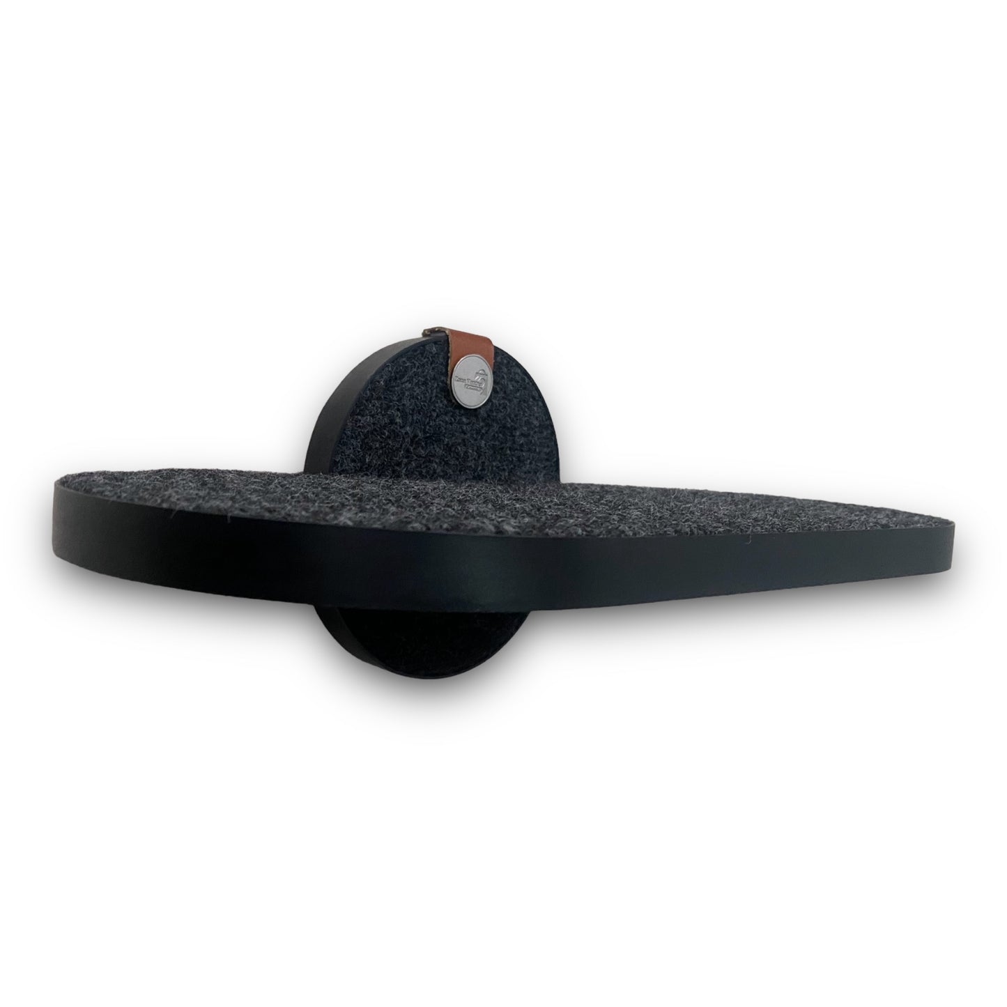 Gimnasio -ÉLITE- NEGRO - Cueva 1 Flotante  REDONDA + 1 Rascador Grande 116cm + 2 Repisas 40cm