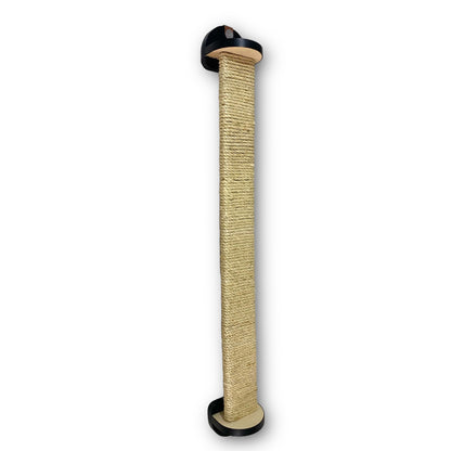 Gimnasio - ÉLITE - NEGRO - BLANCO  1 Cueva Flotante  OVALADA + 1 Rascador Grande 116cm + 2 Pasos 40cm
